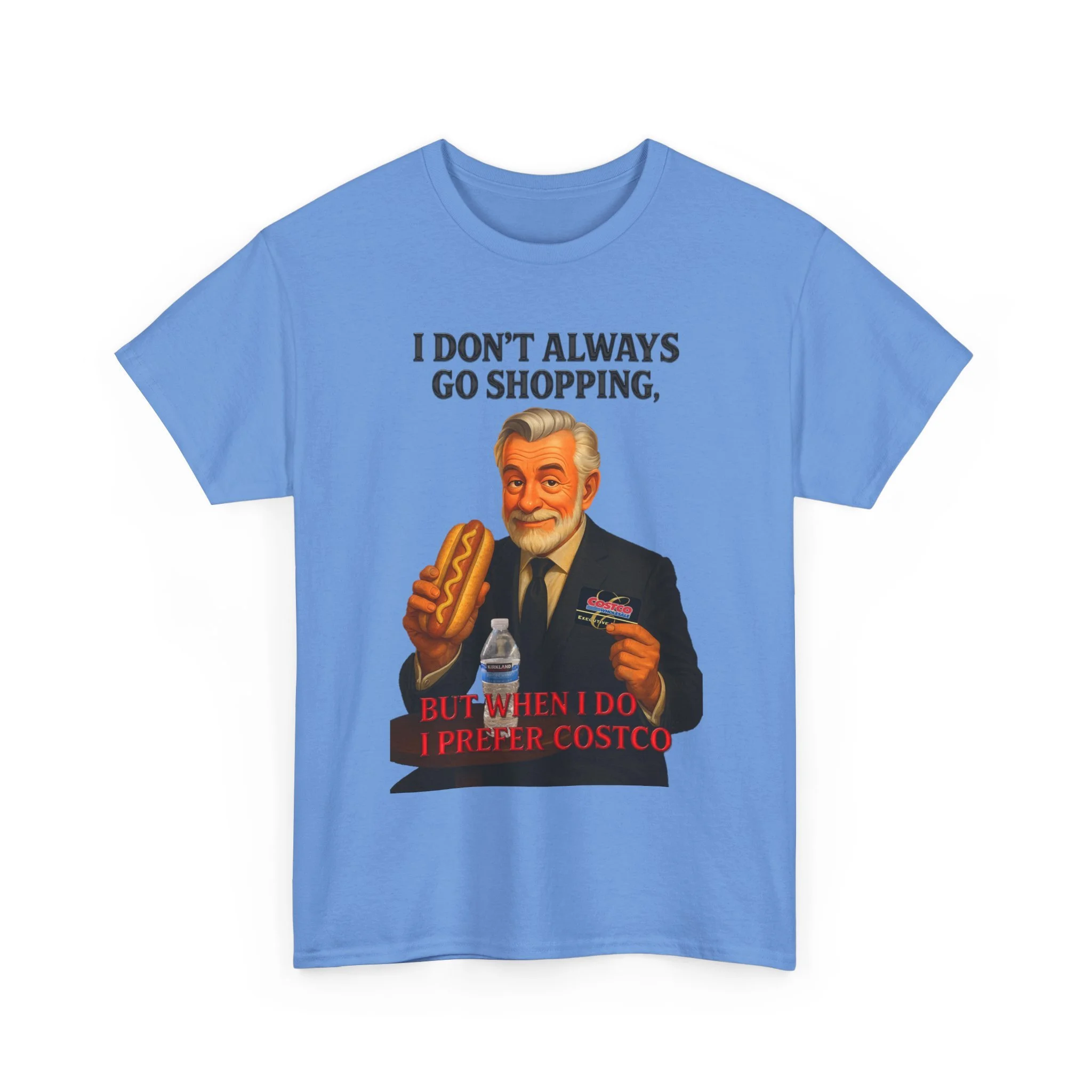 Funny Shopping T-Shirt, Humor Tee, Gift for Costco Lovers, Casual Wear, Everyday Fun, Unisex Cotton Shirt