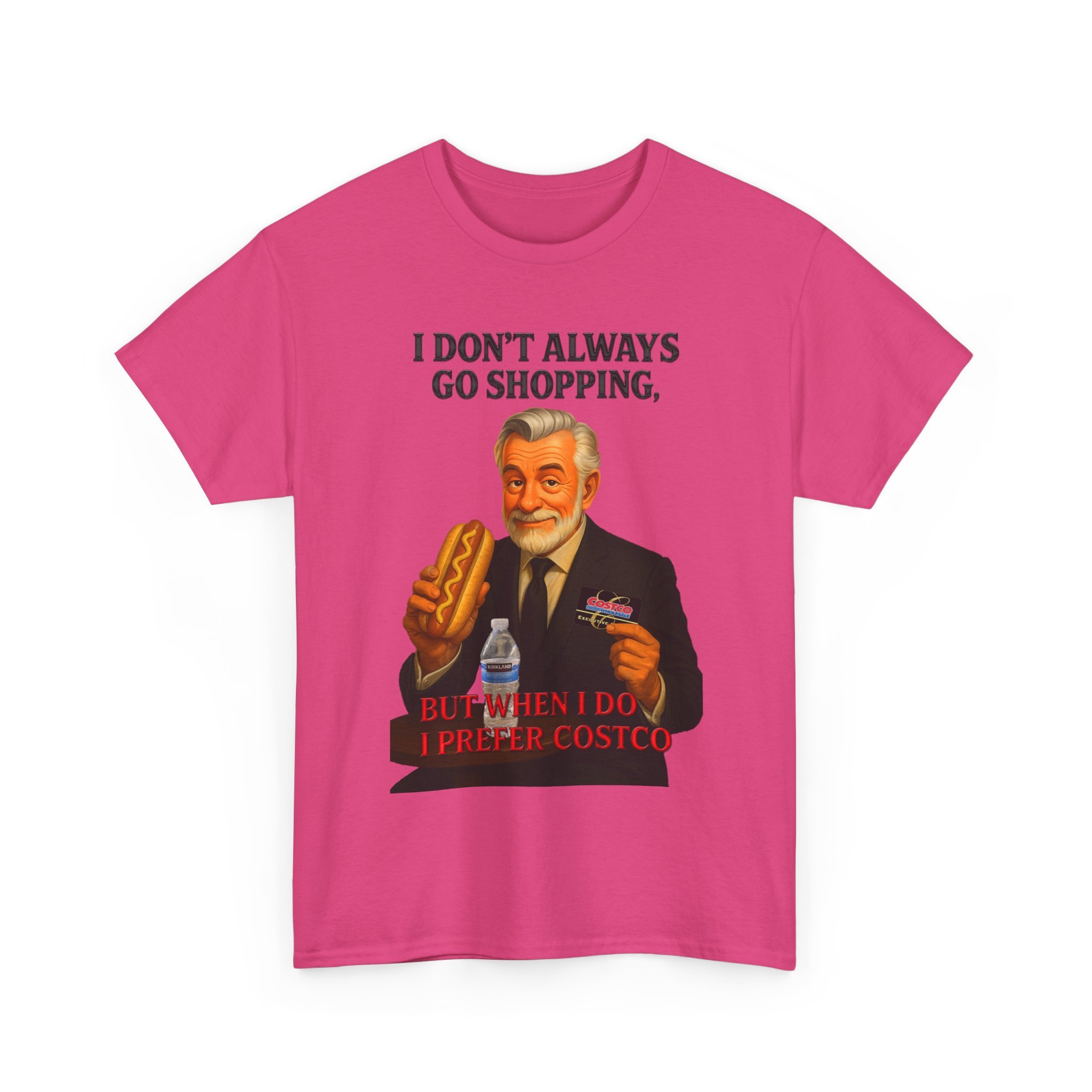 Funny Shopping T-Shirt, Humor Tee, Gift for Costco Lovers, Casual Wear, Everyday Fun, Unisex Cotton Shirt