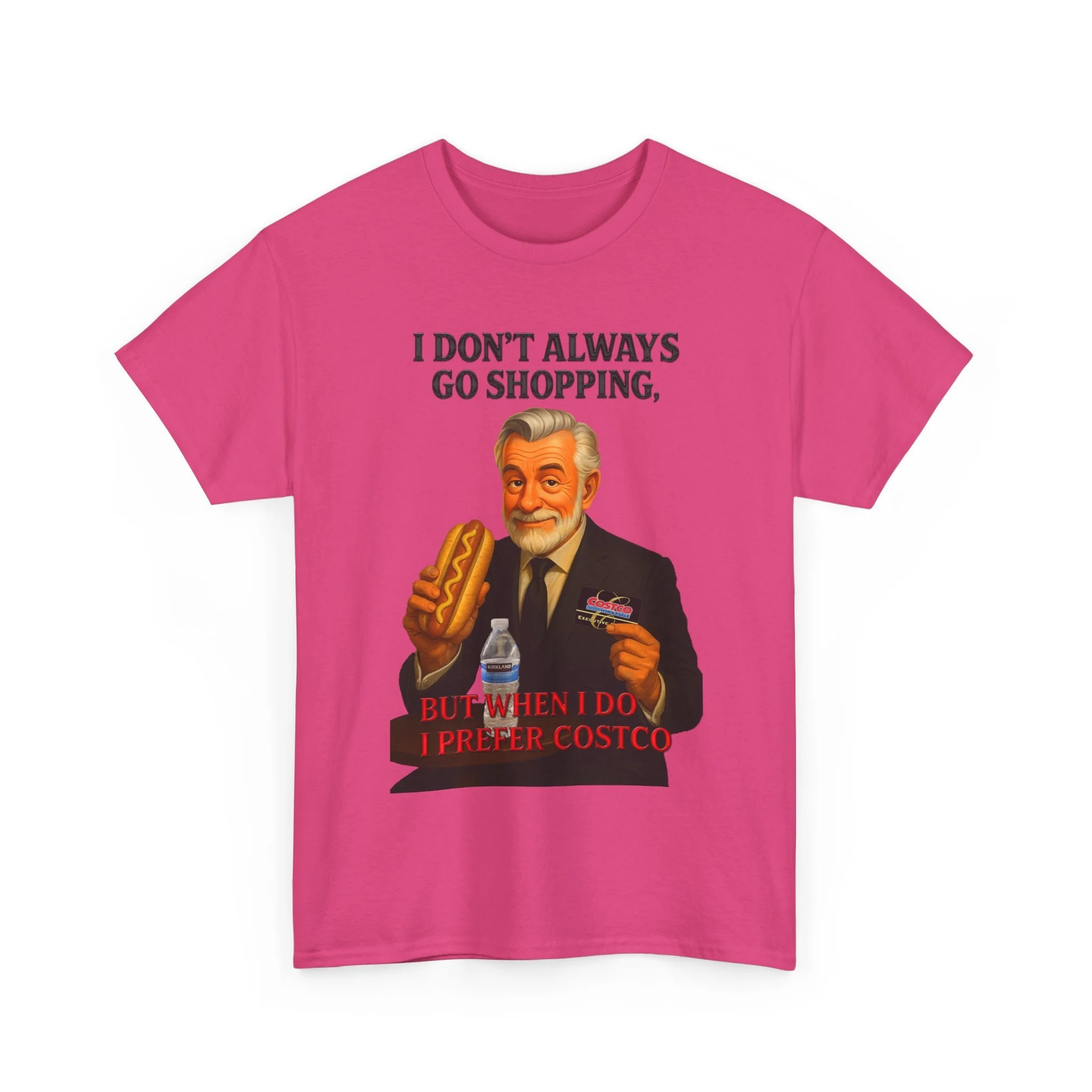 Funny Shopping T-Shirt, Humor Tee, Gift for Costco Lovers, Casual Wear, Everyday Fun, Unisex Cotton Shirt