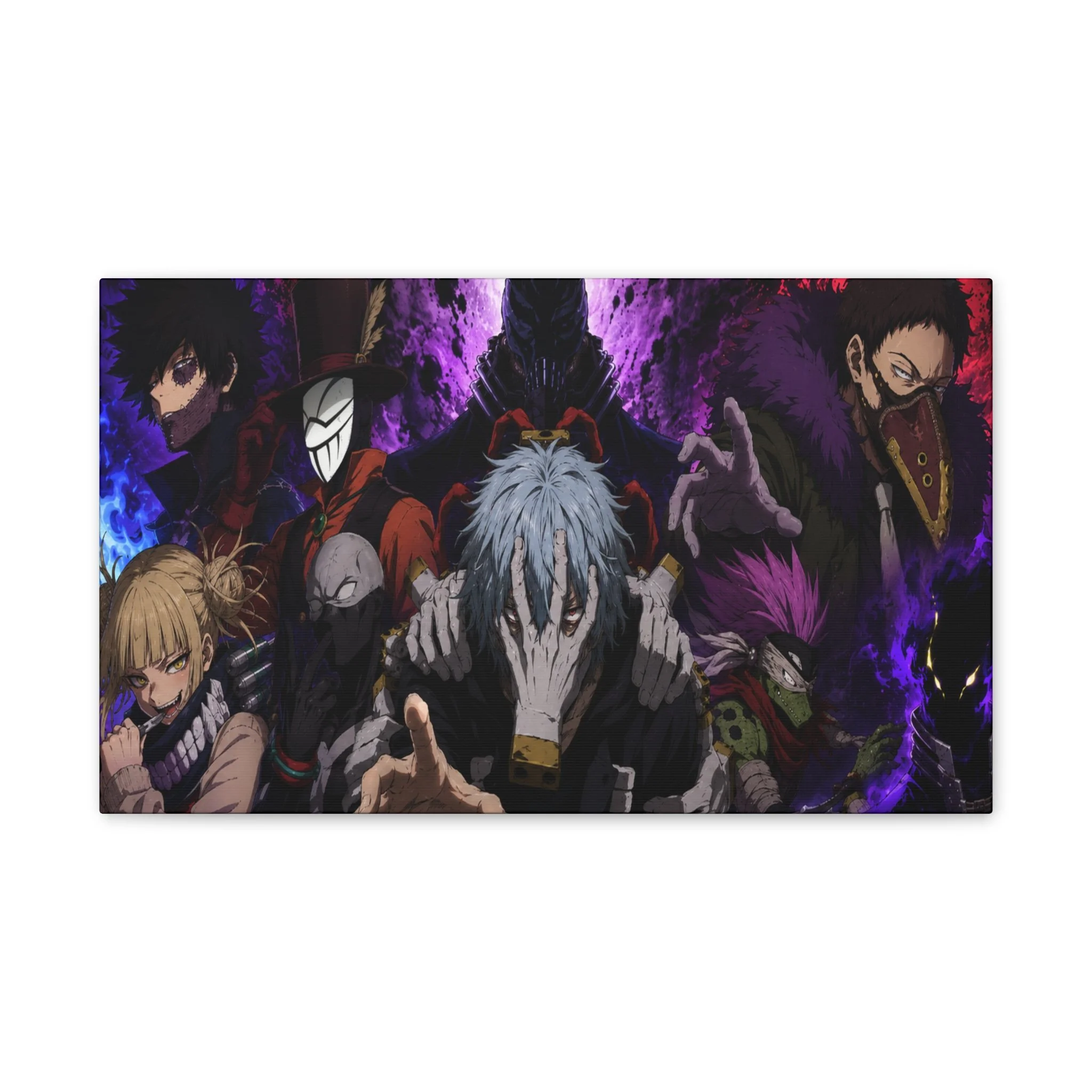 M.H.A Villains Anime Canvas
