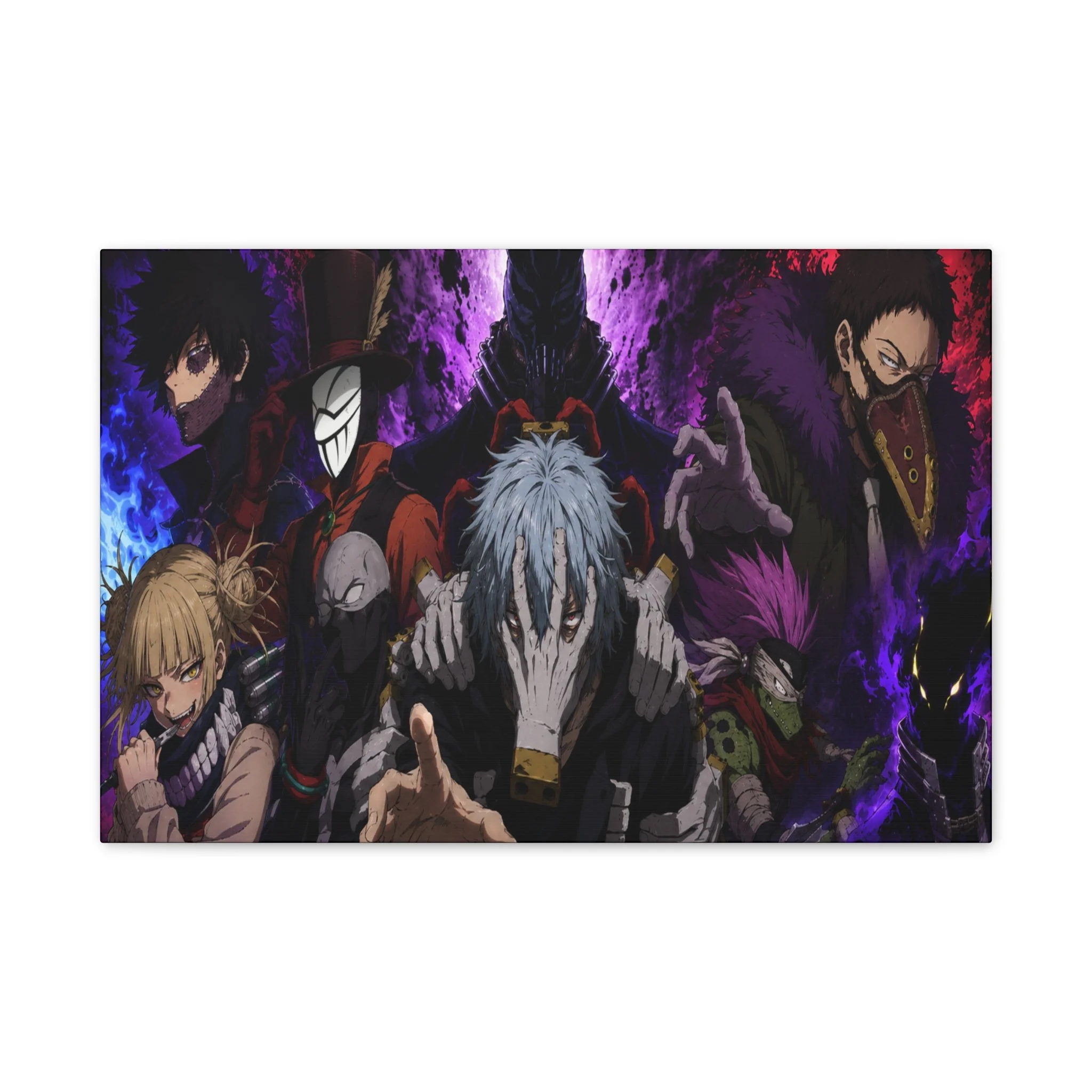 M.H.A Villains Anime Canvas
