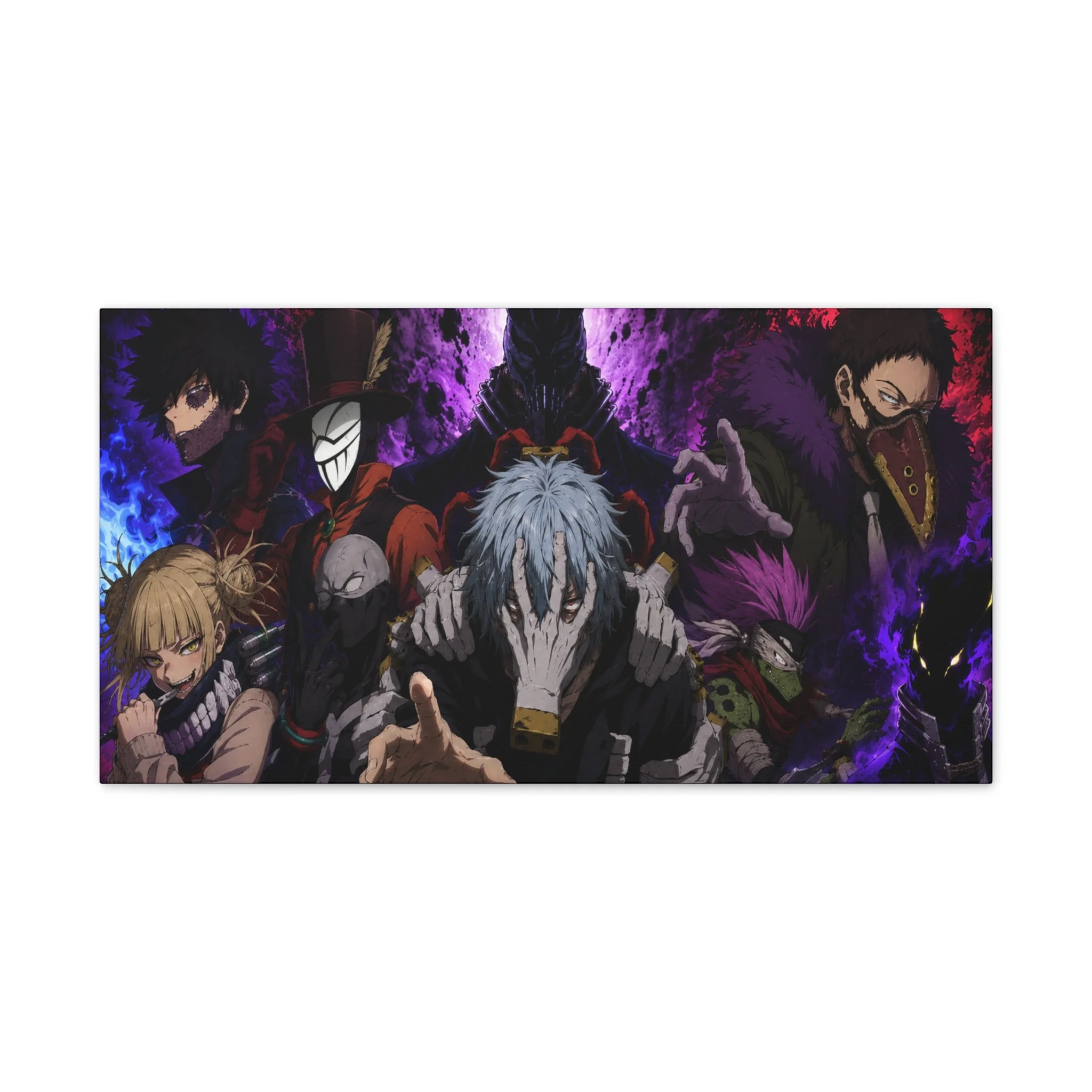 M.H.A Villains Anime Canvas