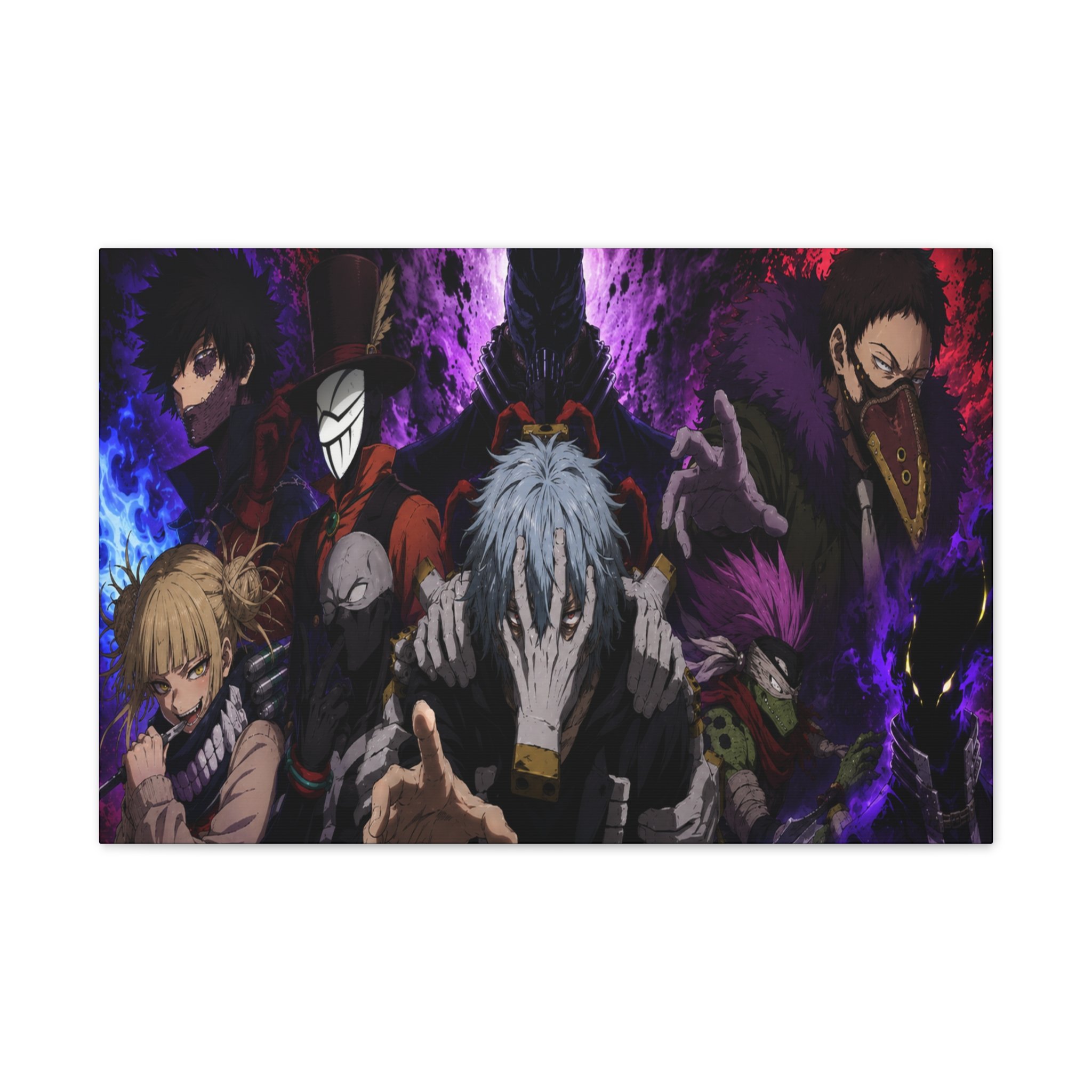 M.H.A Villains Anime Canvas