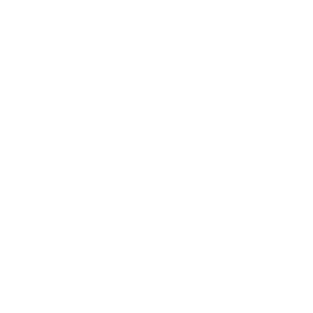 Black and white graph with increasing bars and a rising arrow