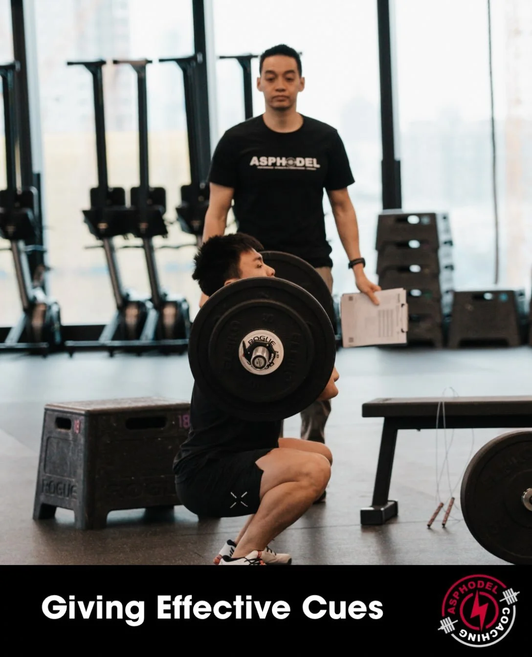 Cueing is the coaching tool to communicate quick information that informs movement.  Great cues focus on someone outside of the body, offer a direction, and have an action word that resonates with the specific movement.  However, the best cues are th