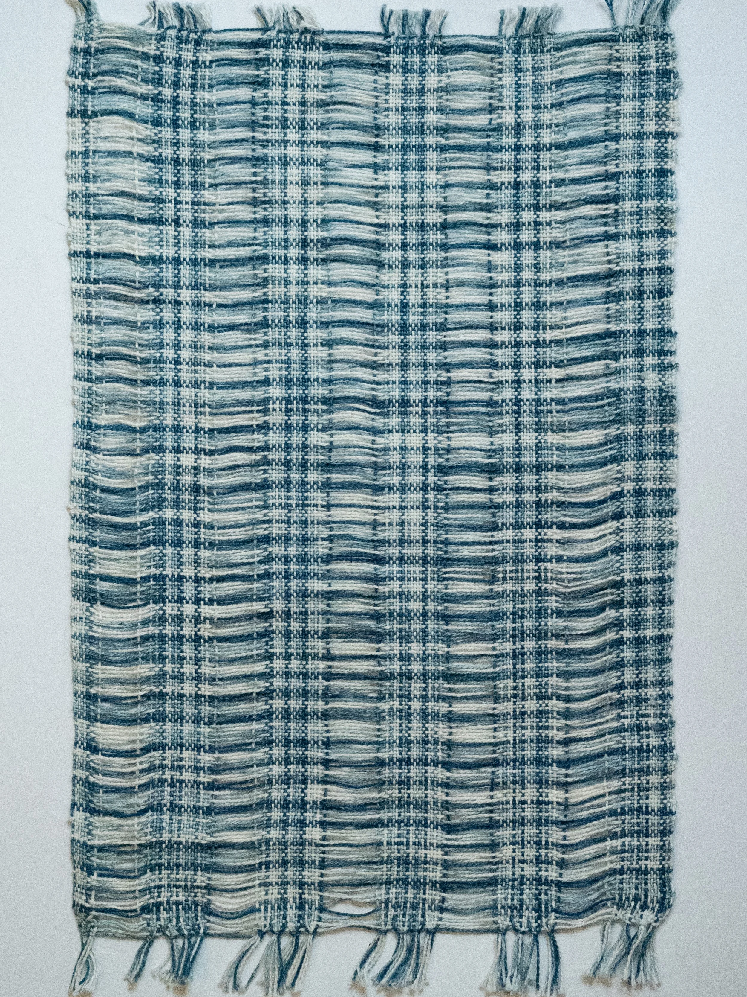 Cotton, Hand Dyed Indigo