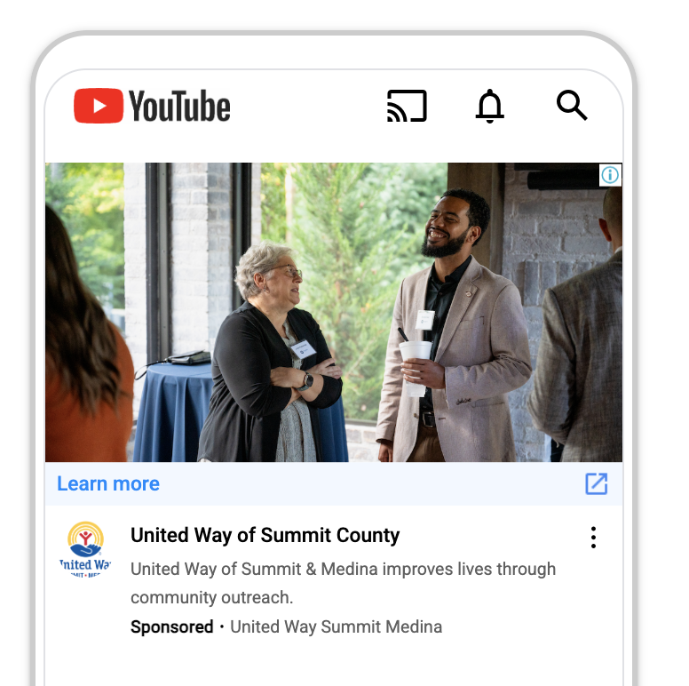 New donor leads acquired at efficient cost-per-acquisition Google Ads