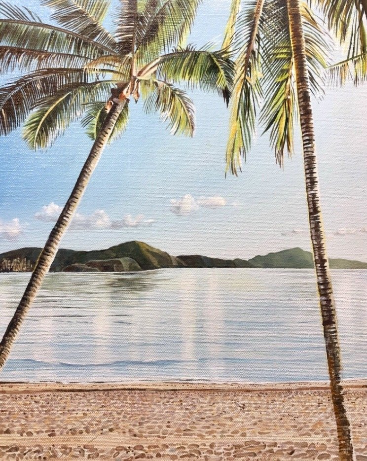Catseye Beach Hamilton Island Painting