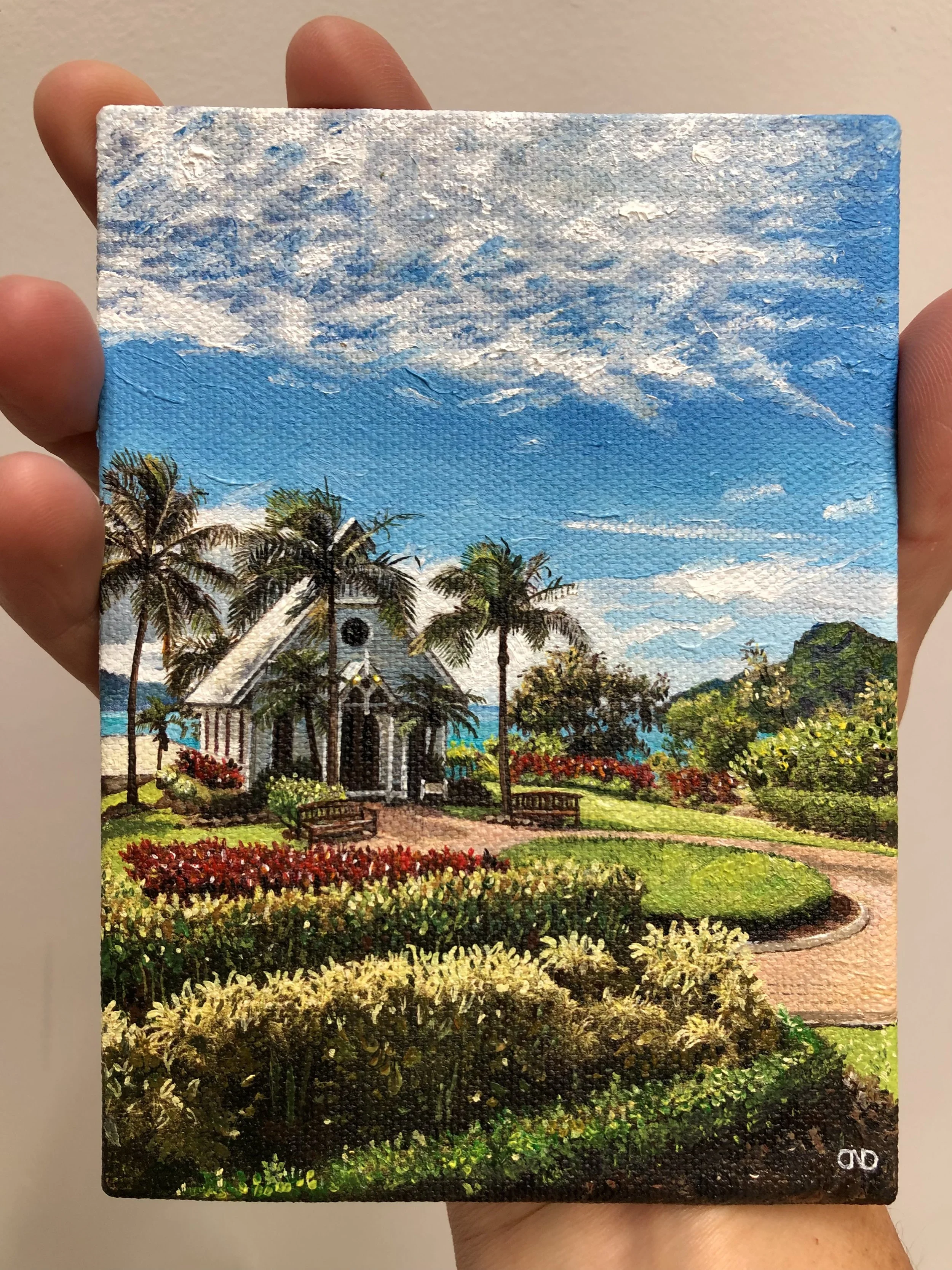 The Chapel Hamilton Island Painting