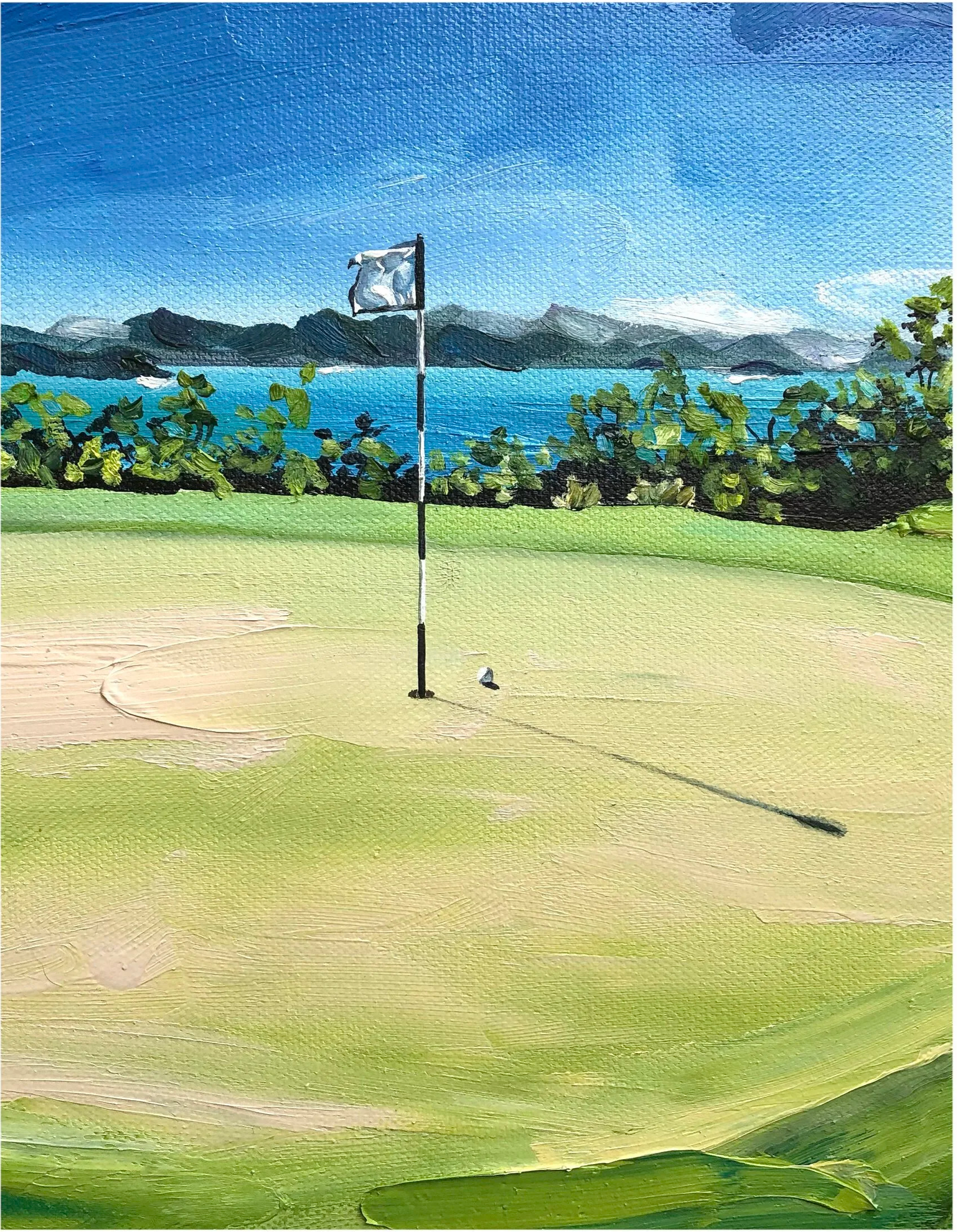 Hamilton Island Golf Course Painting