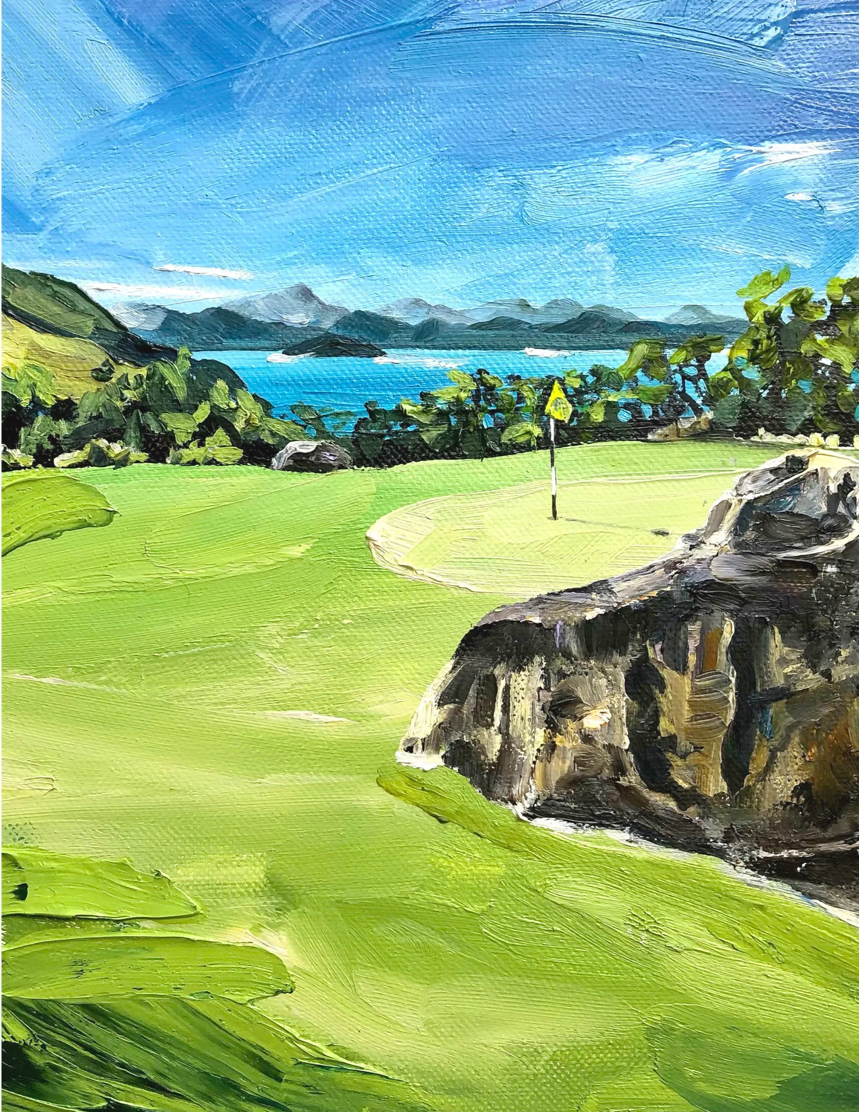 Hamilton Island Golf Course Painting