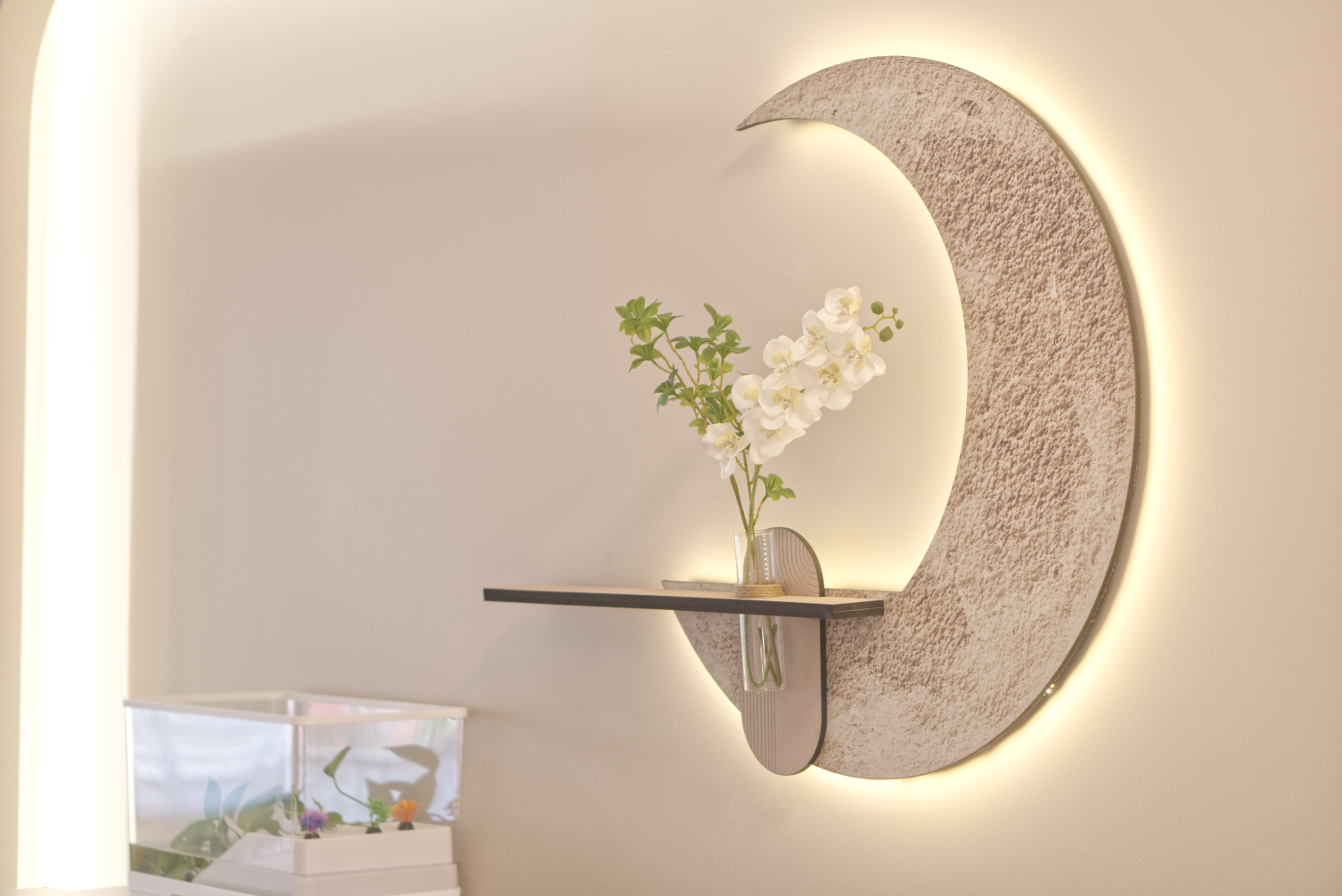 Minimalist interior decor at Pet Atas, designed to create a soothing and stress-free atmosphere for pets and owners in Kuala Lumpur.