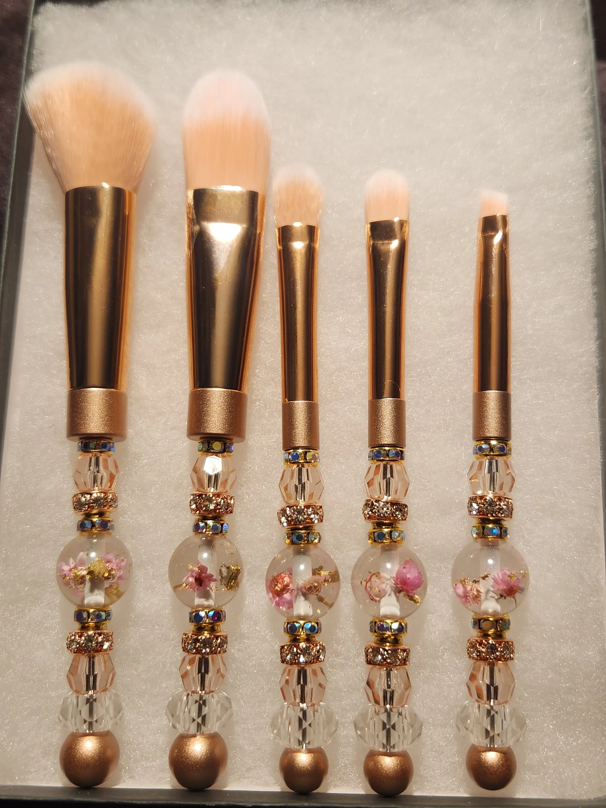 Rose Gold Full Makeup Brush Set