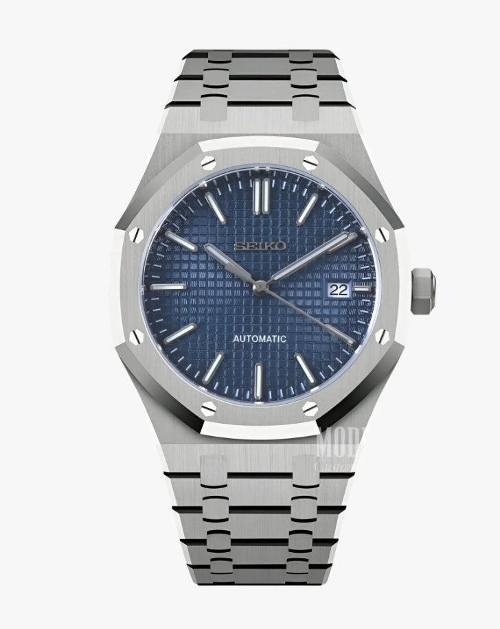 Seiko Blue Royal Oak Mod