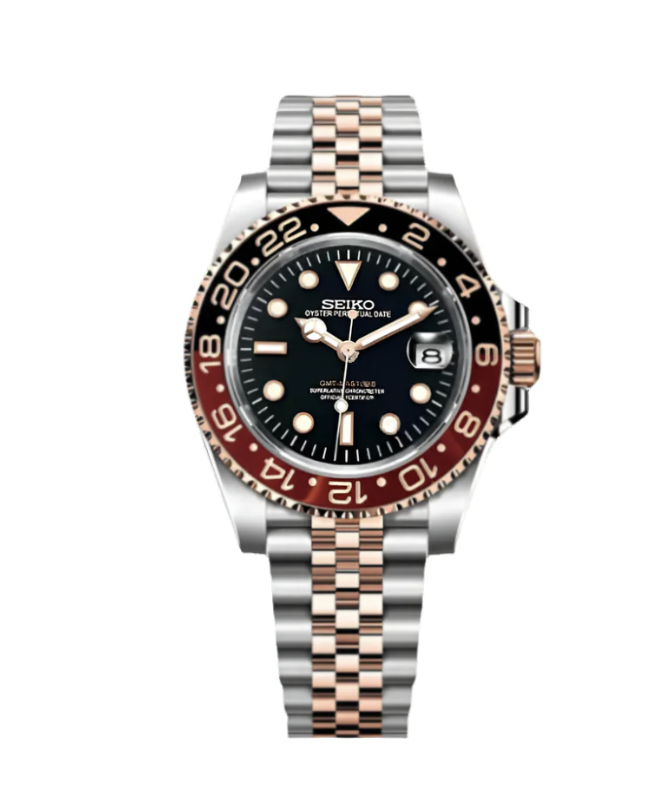 Seiko Submariner Two Tone "Rootbeer" Mod