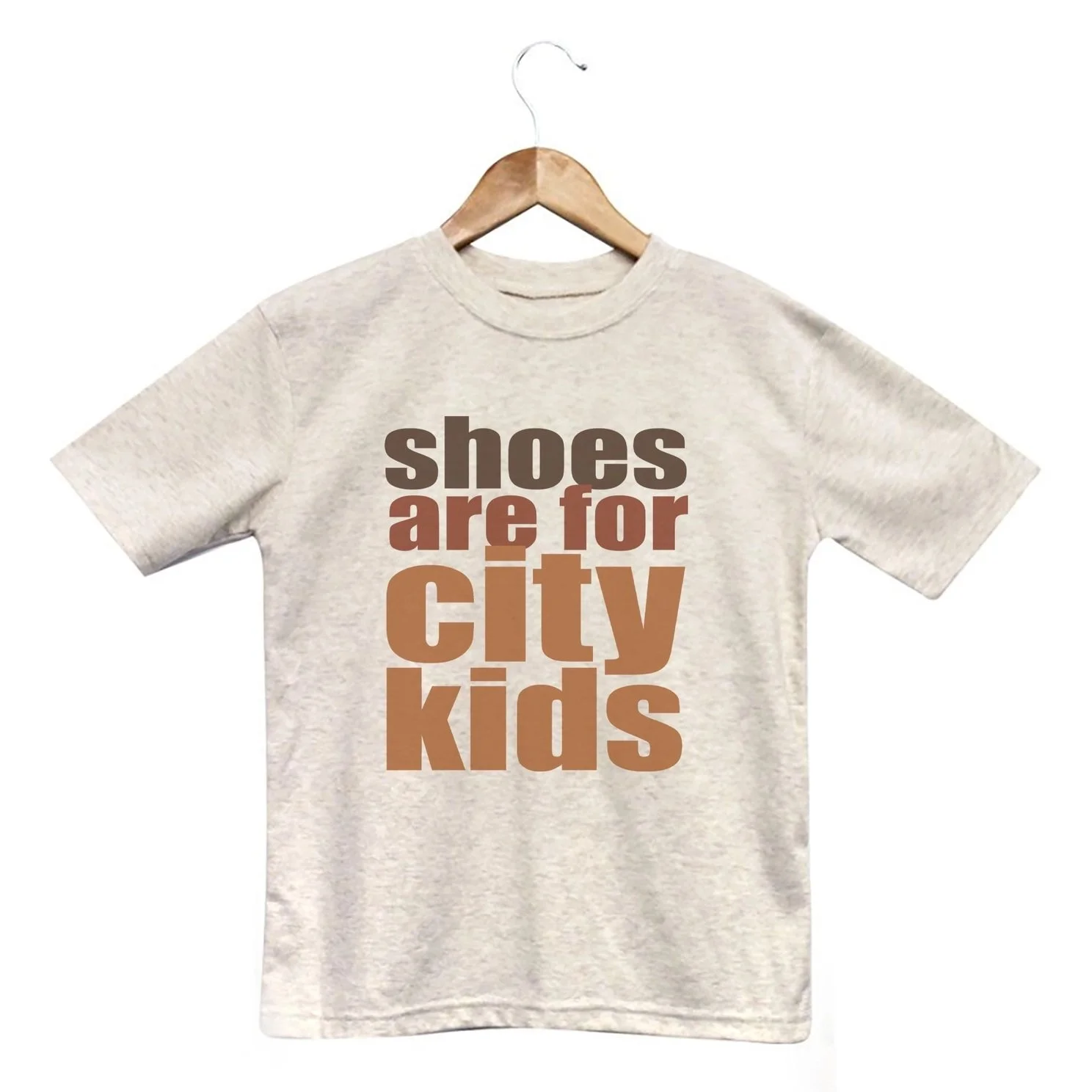 Barefoot Baby Shoes Are For City Kids Tee