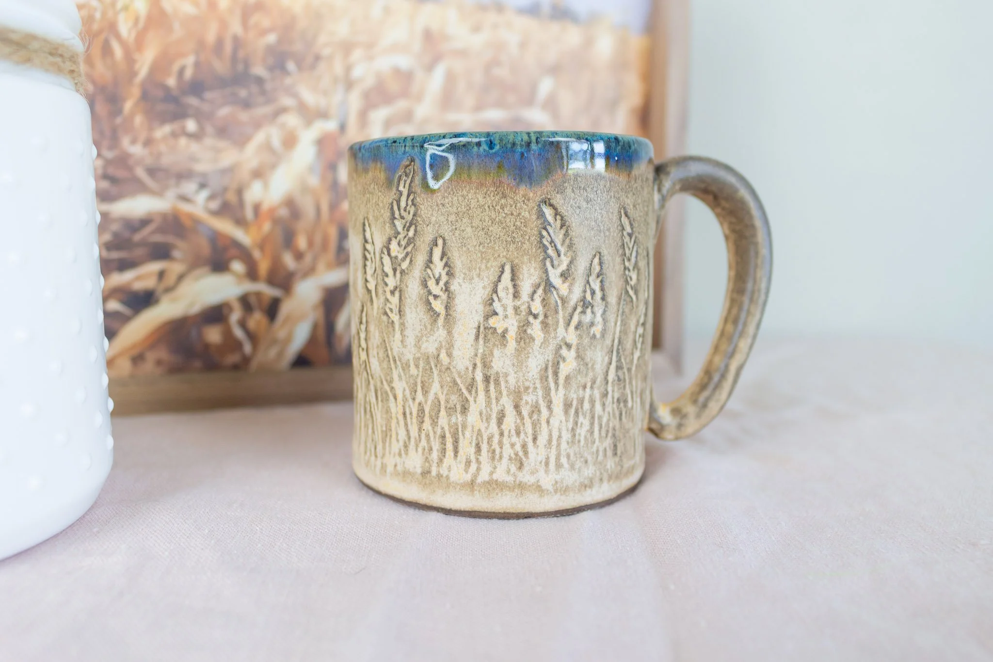 Harvesting Good Vibes Handmade Mug