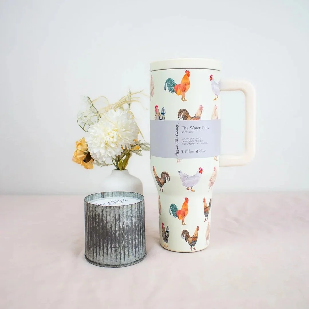 American Farm Company Chicken Spill Proof 40oz Insulated Tumbler