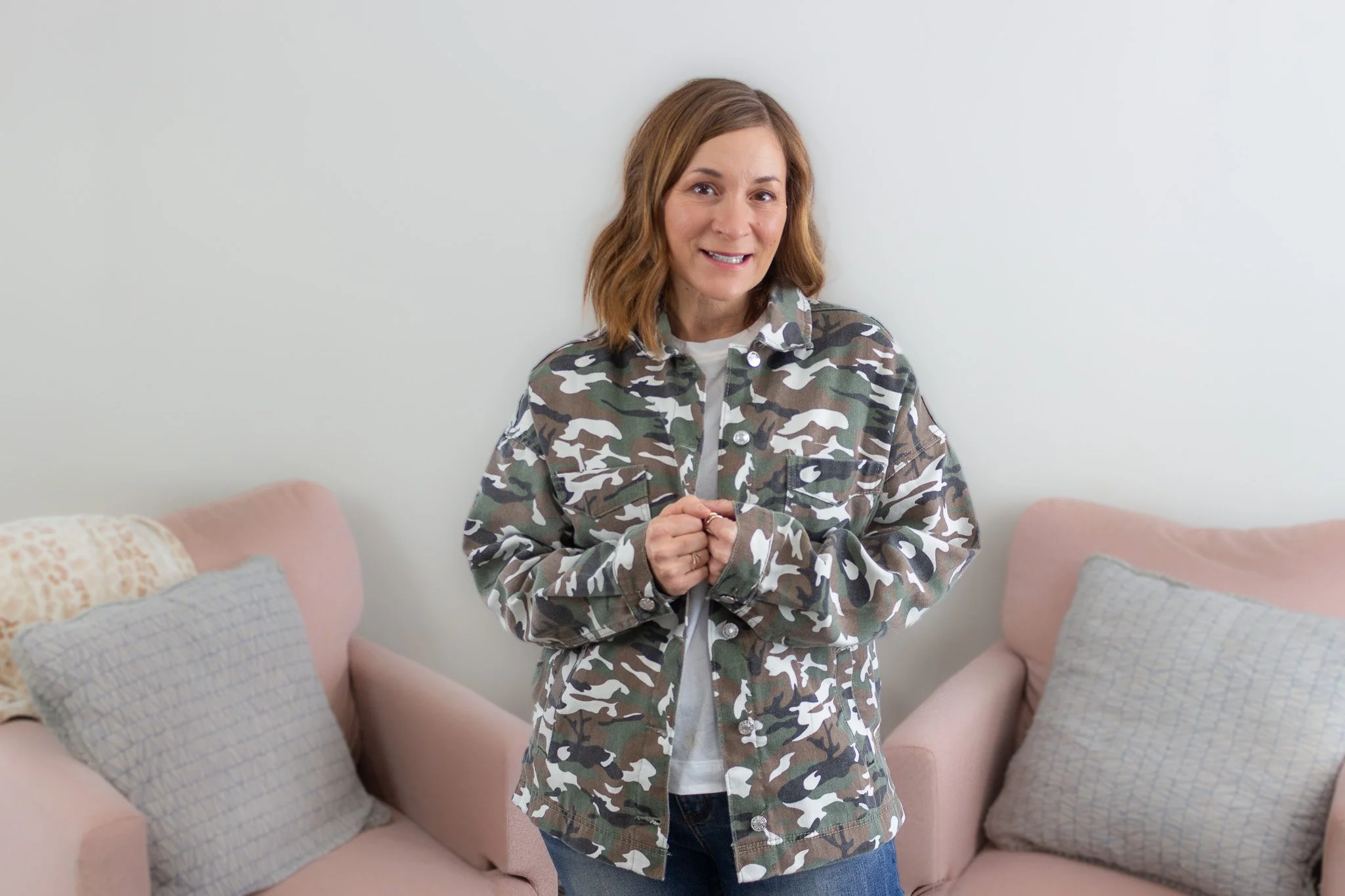 Camo Denim Jacket
