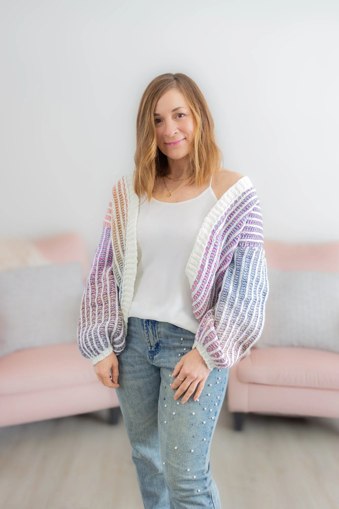 Multi-Color Ombre Cardigan