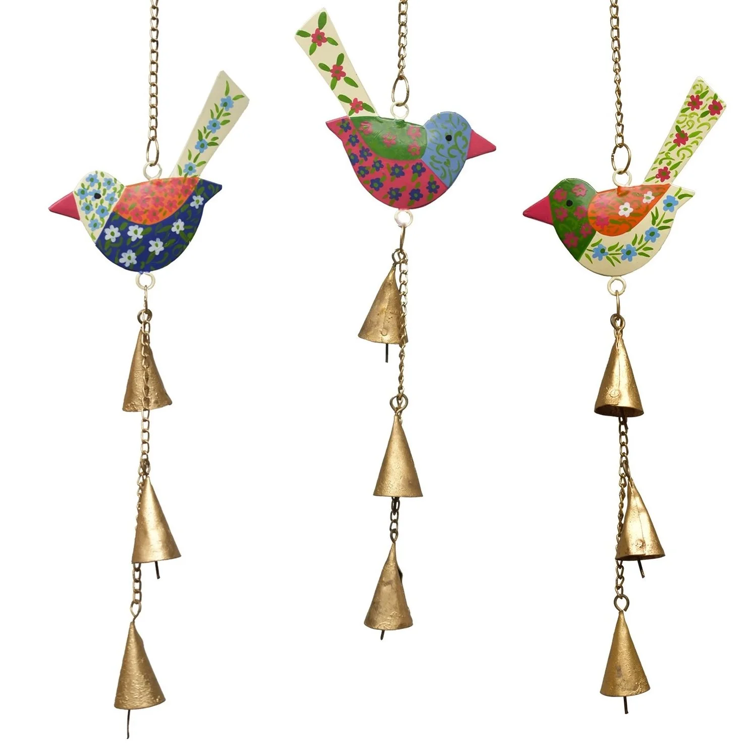 Blossom Birds Wind Chimes (Set of 3)