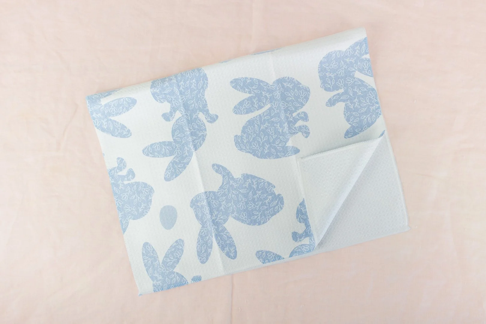 Easter Bunny Spring Kitchen Waffle Towel