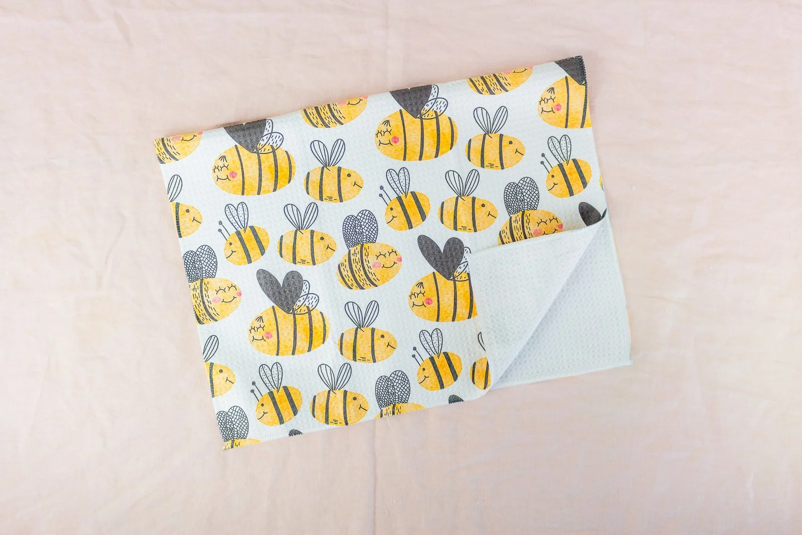 Honey Bee Kitchen Waffle Towel