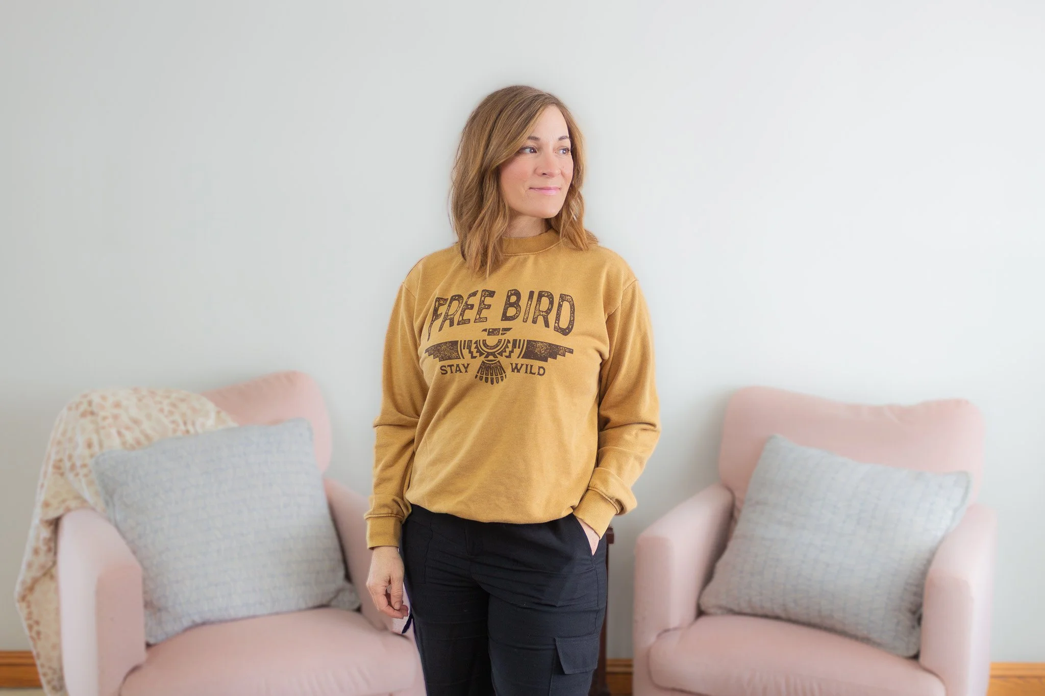 Free Bird Vintage-Inspired Sweatshirt