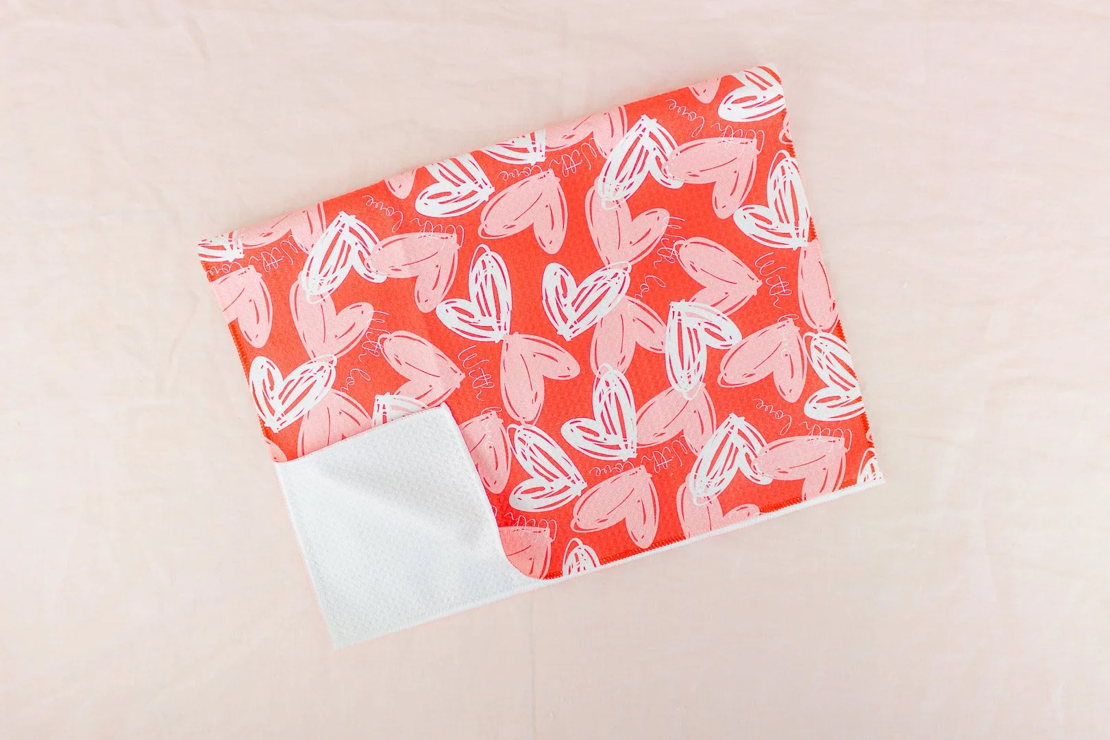 With Love Kitchen Waffle Towel