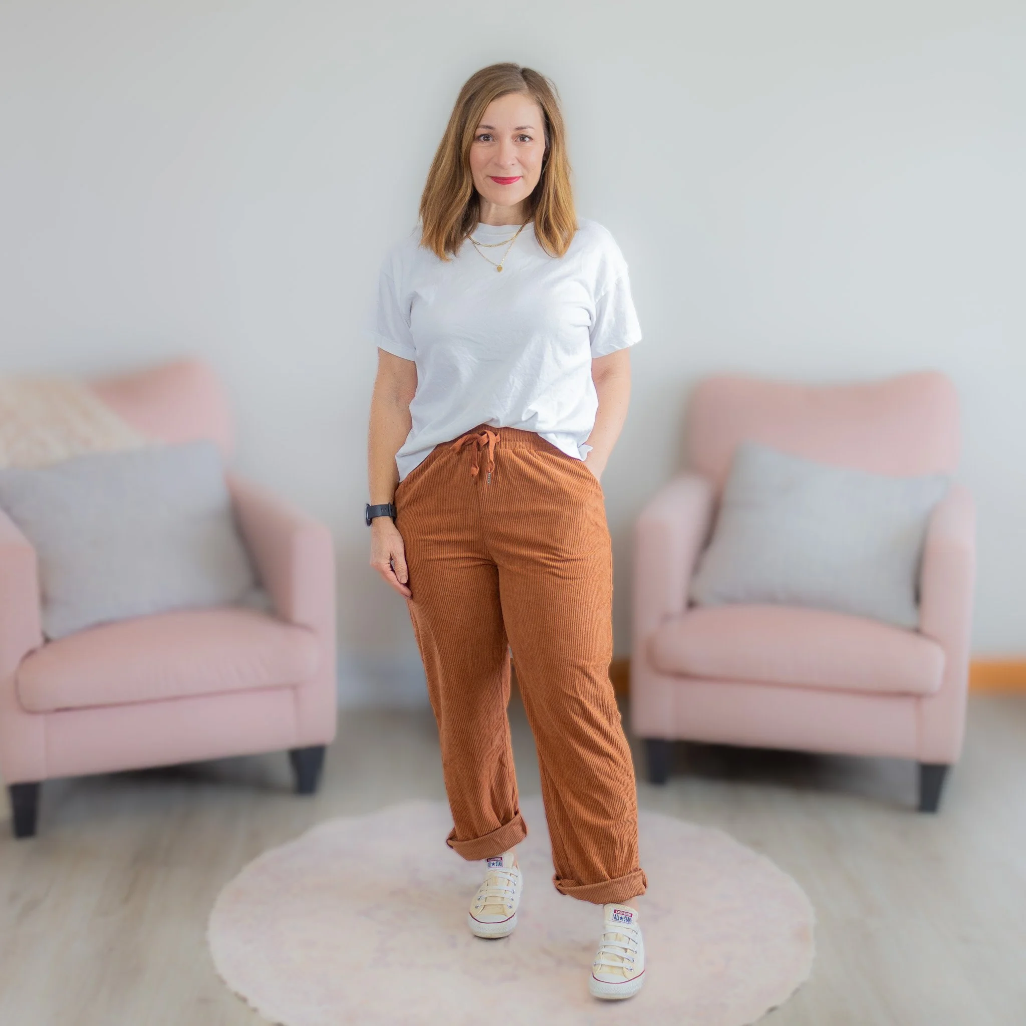 Casual Corduroy Pants