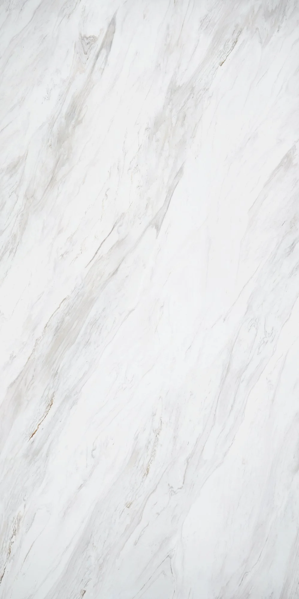 Close-up of white marble with light gray veining.