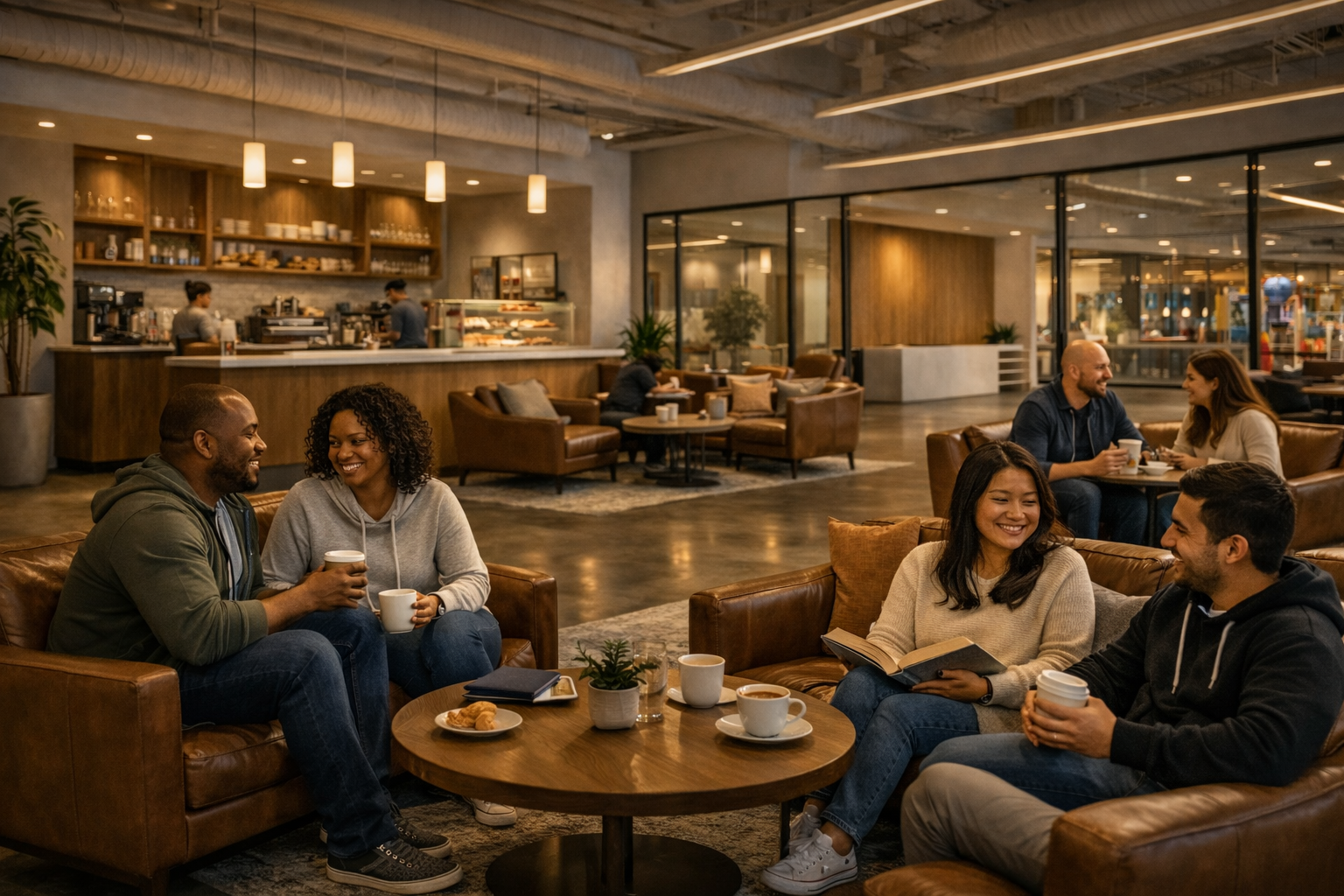 The Place is a parent-first indoor play space in Fairfield County, CT for toddlers through teens, with age-based play zones, a café lounge, parties, and memberships.