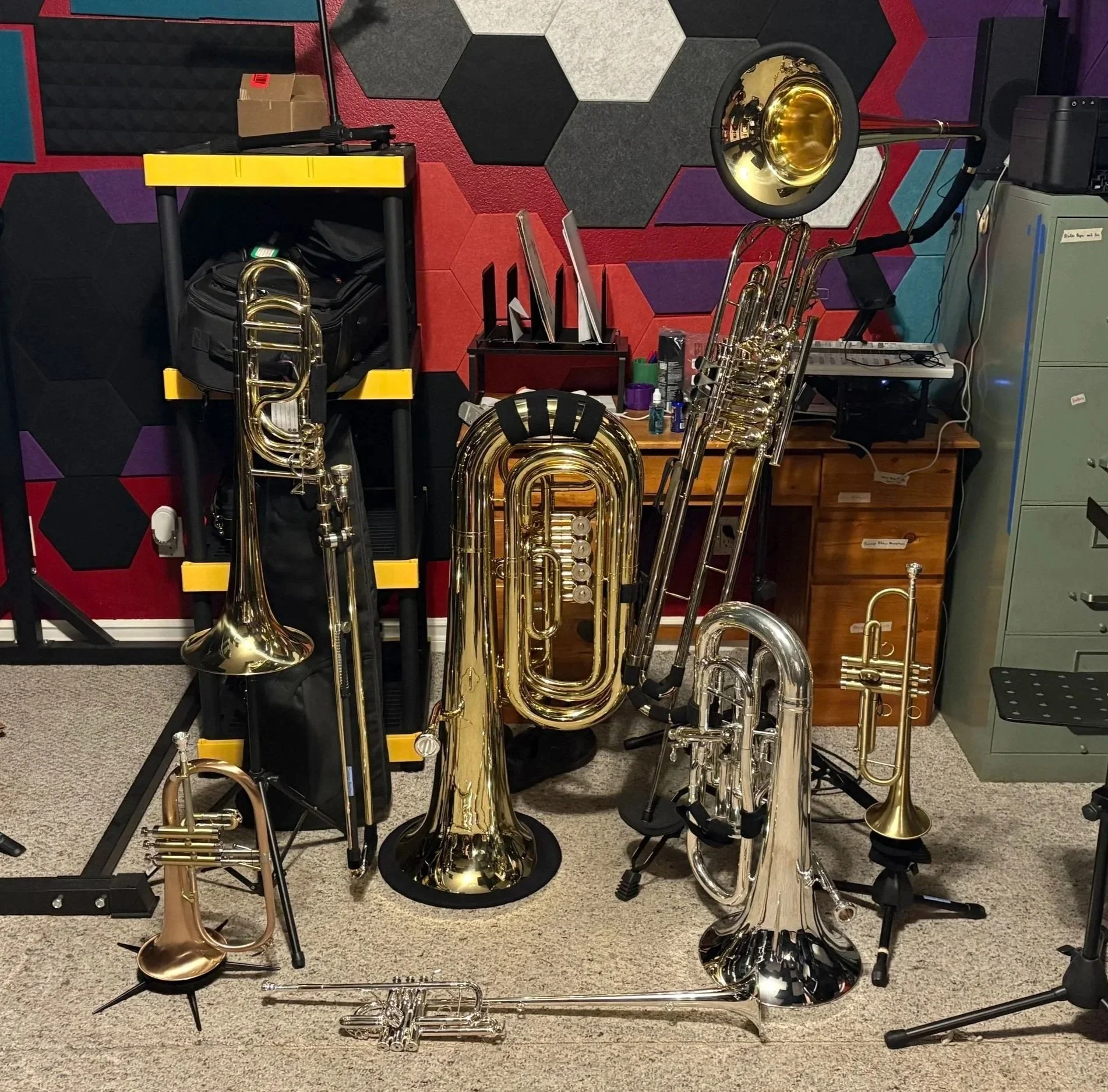 Playing Multiple Brass Instruments