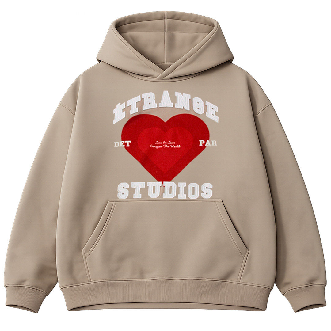 Conquer The World Pullover (Tan)