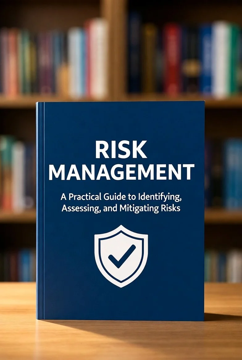 risk management book on coffee table