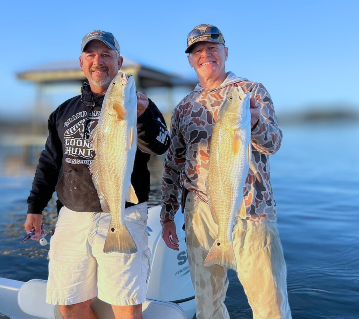 chasing the tide - red drum fish