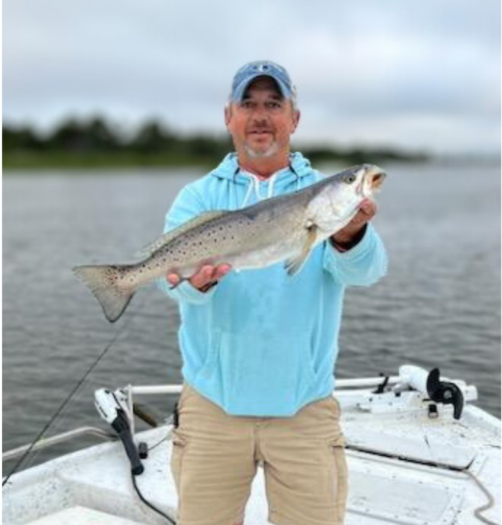chasing the tide - sea trout fish