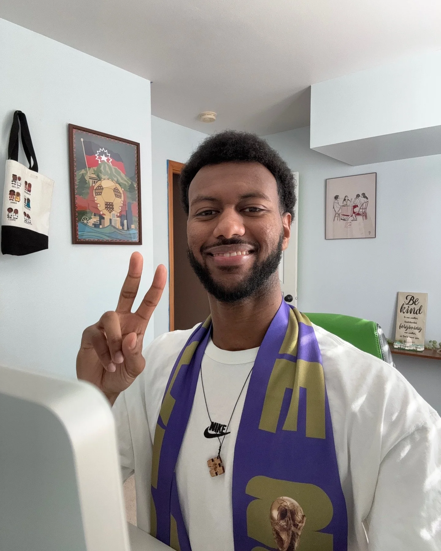 How do I tell my four-year old self that one day he would enter the FIFA WORLD CUP 26 Juneteenth Match Design Contest for the city of Seattle-and win? Yes win! 🥇 

I am incredibly proud to share that my design is 1 of 2 designs selected to represent