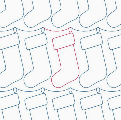 Stockings in a Row by Quilting Mill