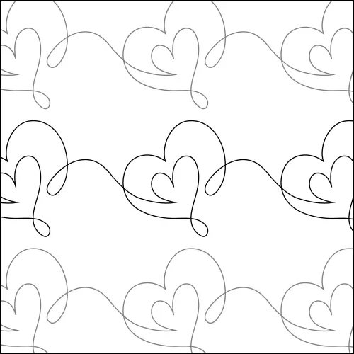 Double Hearts by Quilting Pantographs