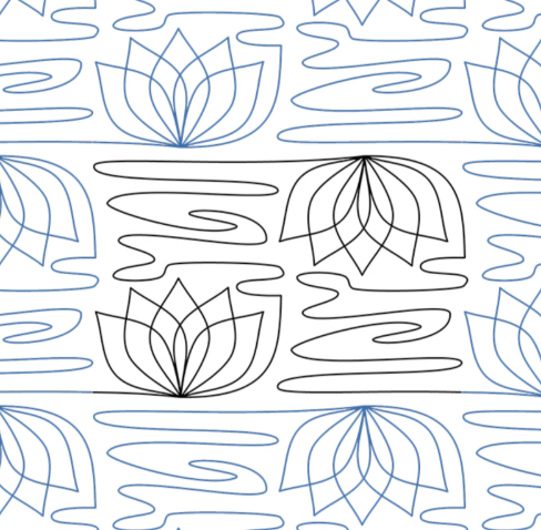 Sacred Lotus by Intelligent Quilting