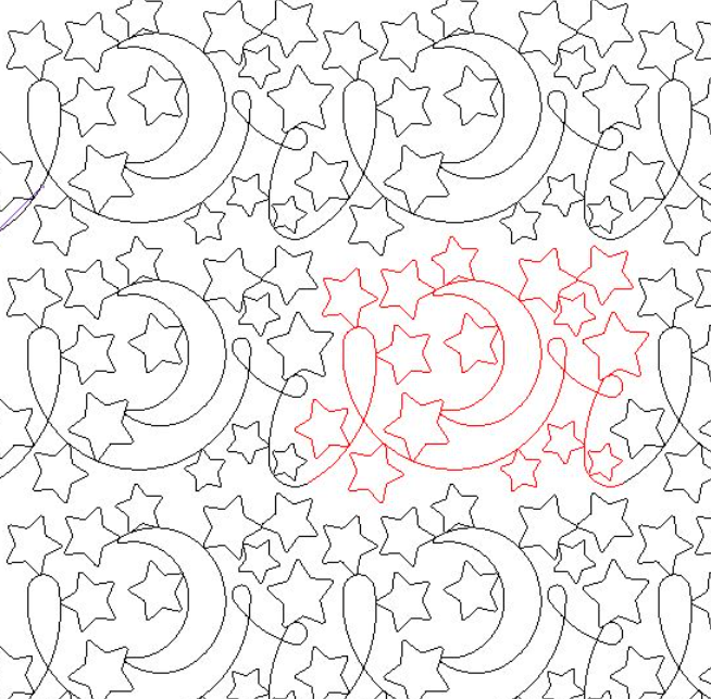 Baby Stars and Moon by Creative Stitches