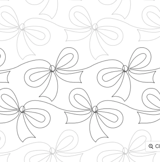 Holiday Christmas Bows by Quilting Pantograph