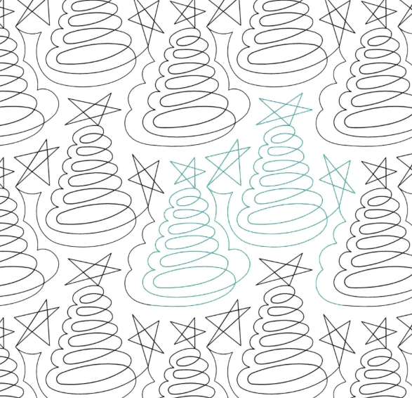 Christmas Tree Bounce by Creative Longarm