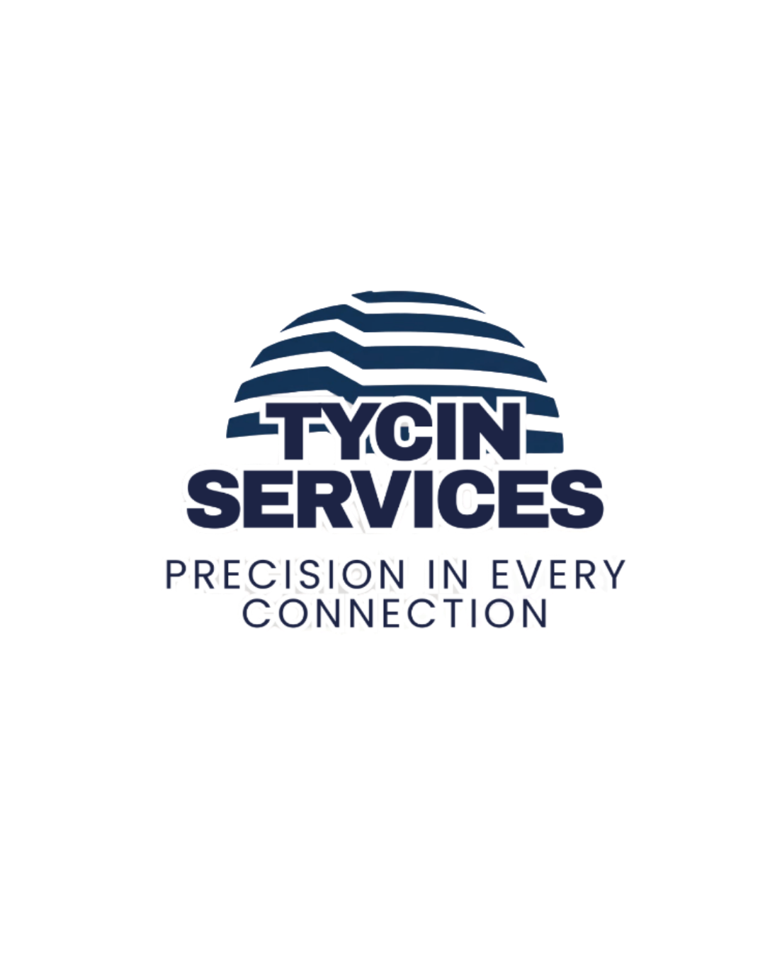 Logo for Tycin Services with the tagline 'Precision in Every Connection'