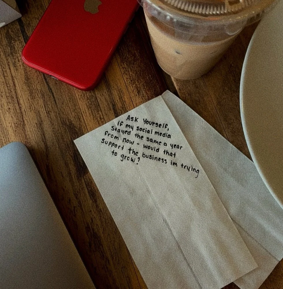 Are you supporting your business growth - or just posting to keep up?
Intentional content doesn&rsquo;t just support where you&rsquo;re going, it helps carry you forward.
Luckily, we have saved you a seat at the table. Save this post for when you are