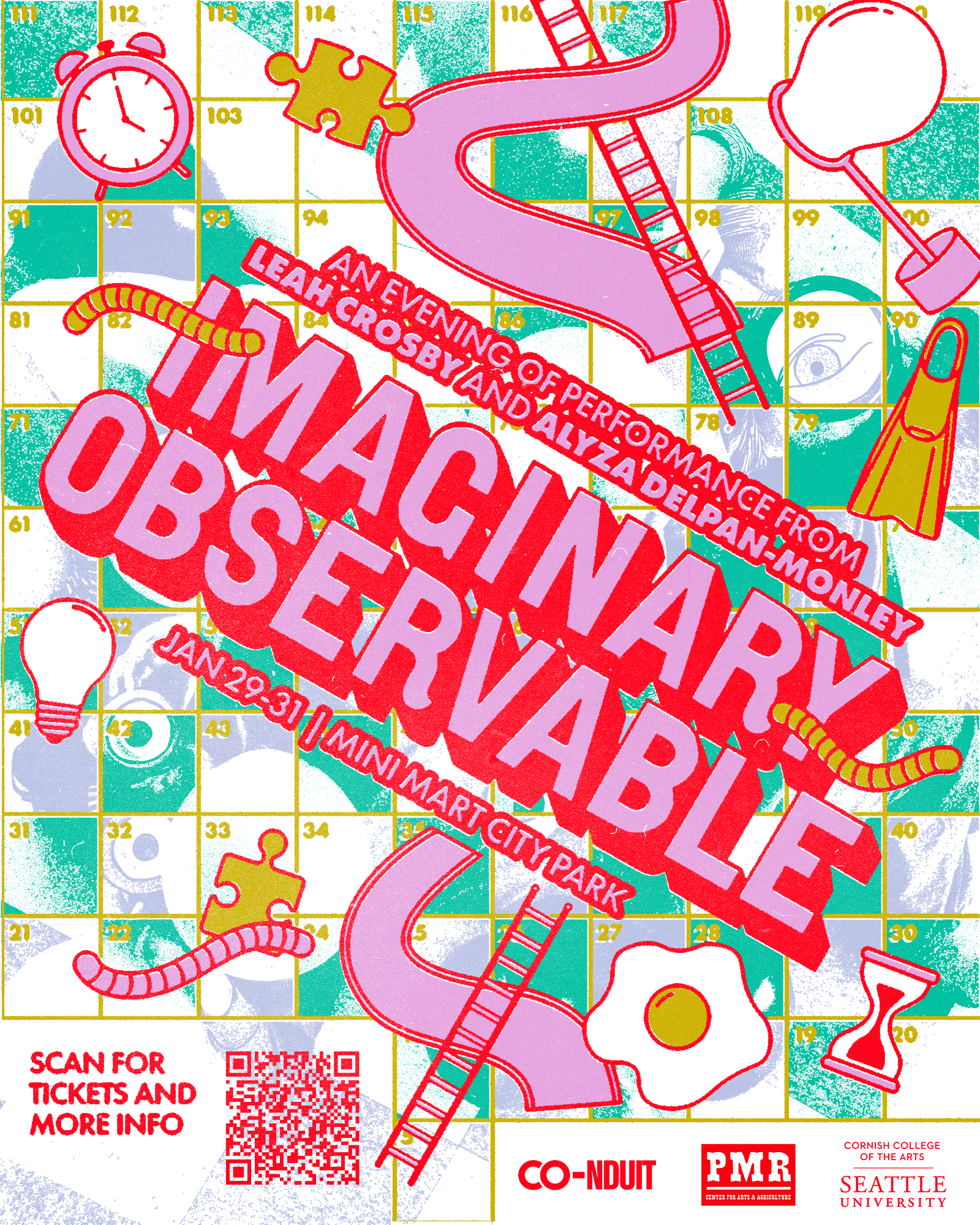 Imaginary Observable: a split-bill performance featuring Leah Crosby’s piece The Marine Iguana, and Alyza DelPan-Monley’s piece keepsake.
