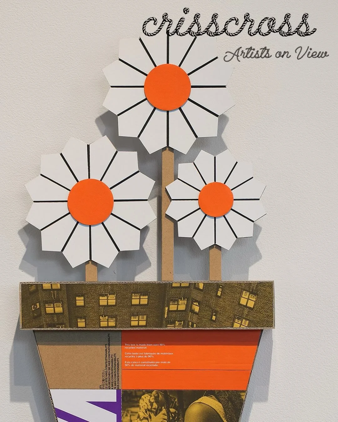 More about our Artists on View! Take a closer look at these three artists and how they use place and materials to convey personal and collective memory within their works. 

Future Forward, crisscross, curated by @oldleatherutilitybelt.
Gallery hours