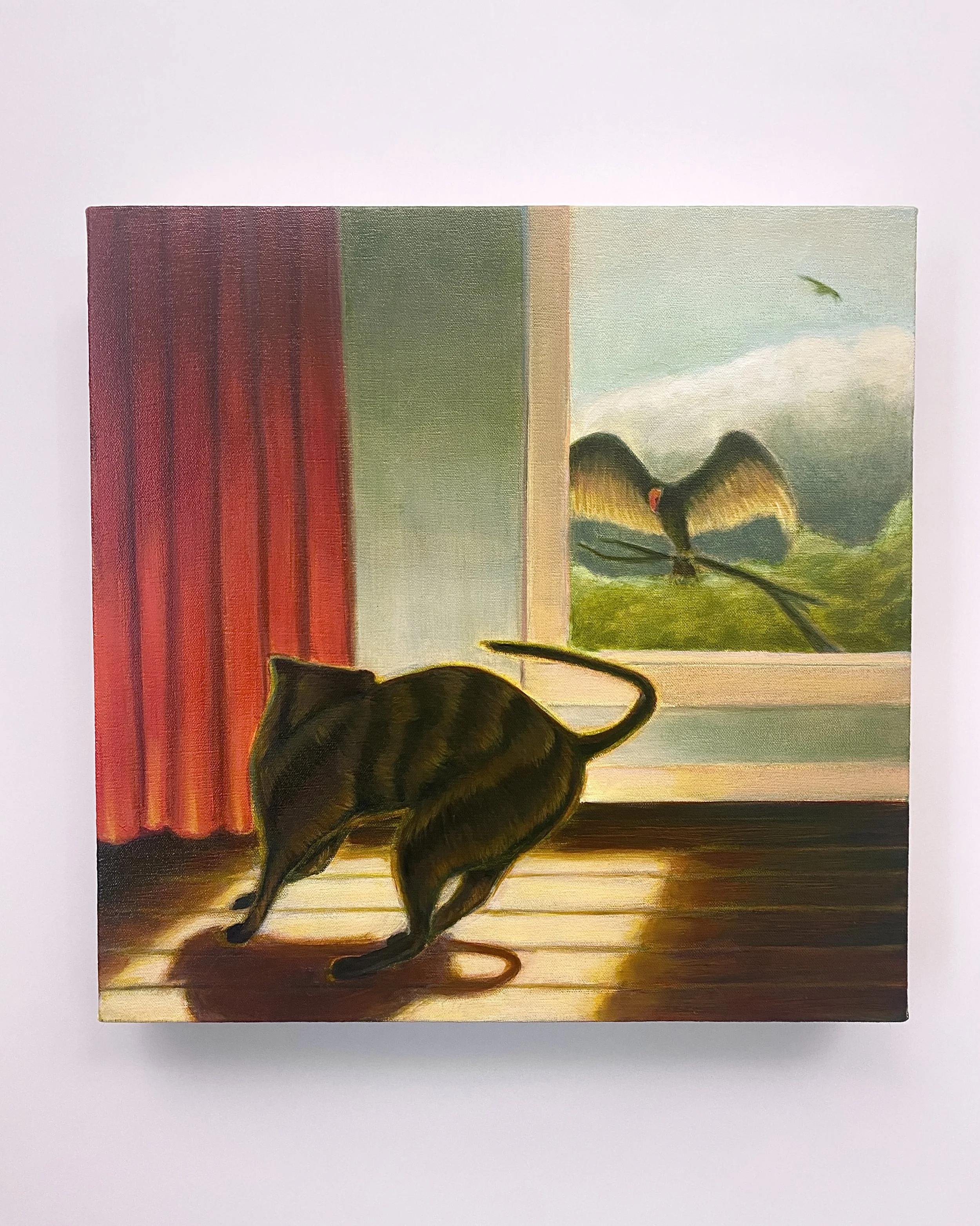 Acquaintances / $1,100 / 16 x 16in / Oil on canvas