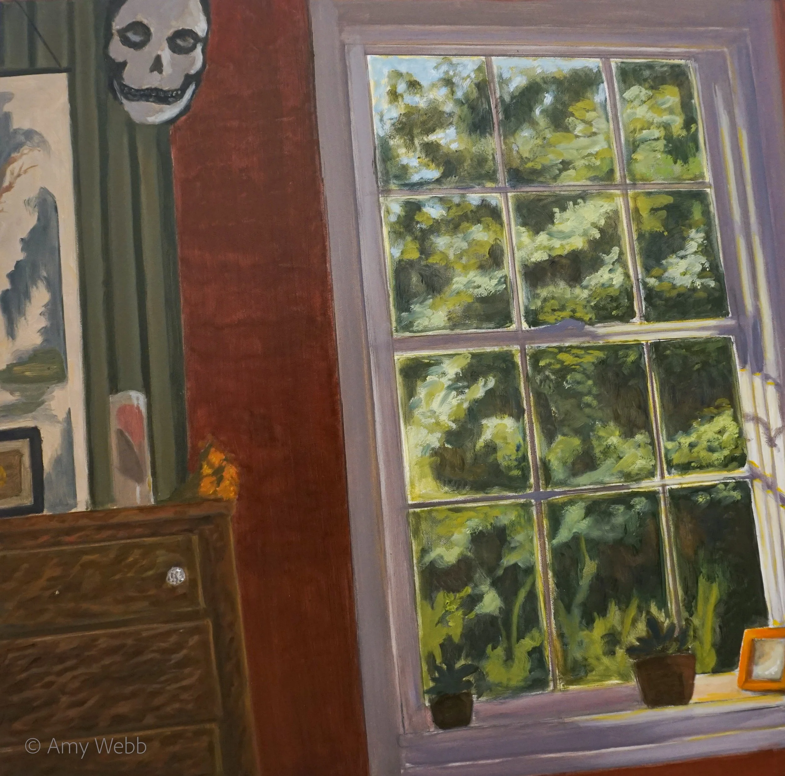 Morning Light / 18 x 18in / Oil on wood panel